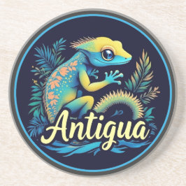 Porta-copos Caribe de Antígua Gecko