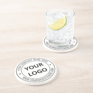 Porta-copos Carimbo da empresa de logotipos personalizados par