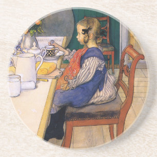Porta-copos Carl Larsson A Tardio Risers Miserável Café Da Man