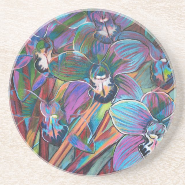 Porta-copos Carnaval de Cymbidium 2 (Frente)