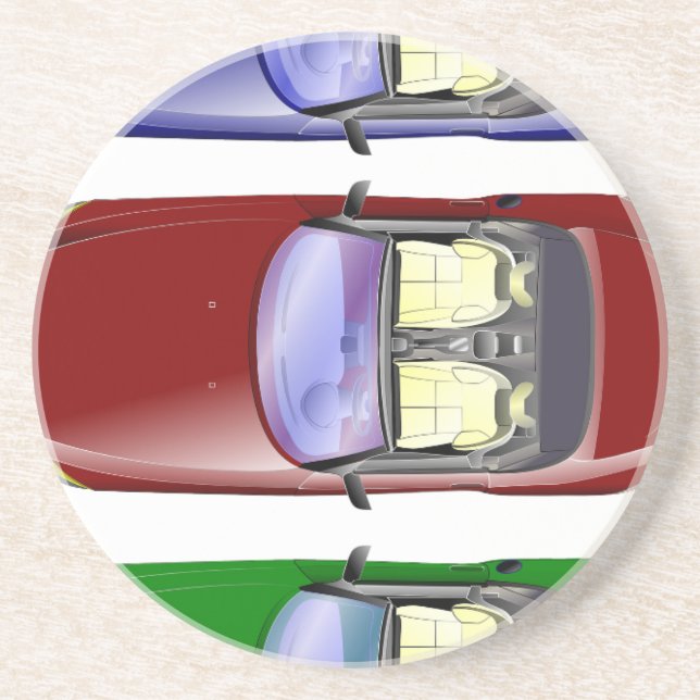 Porta-copos Carros coloridos (Frente)