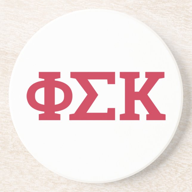 Porta-copos Cartas Phi Sigma Kappa (Frente)
