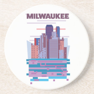 Porta-copos Cartaz Milwaukee Travel