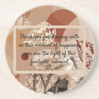 Porta-copos carte de remercîment