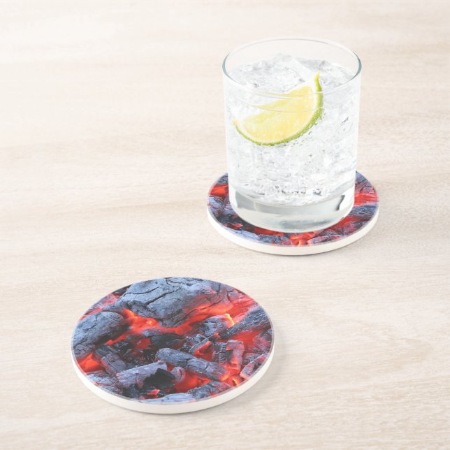 Porta-copos Carvões quentes (Lateral)