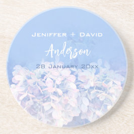 Porta-copos Casamento Personalizado Romântico Hydrangeas