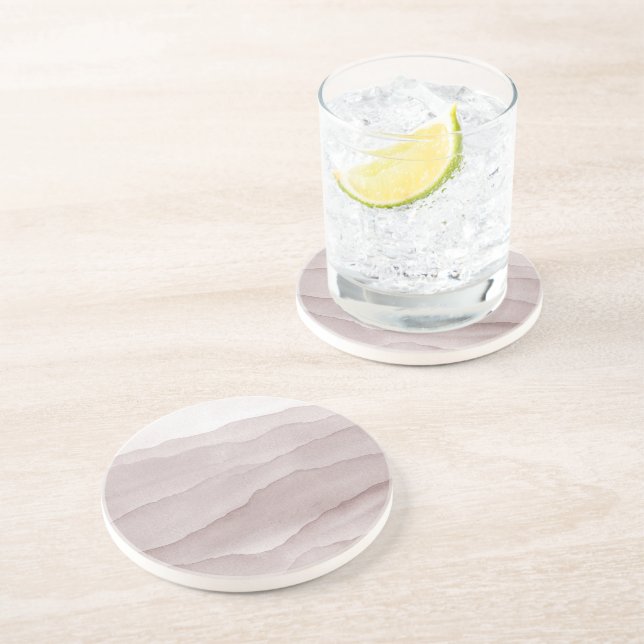 Porta-copos casamento rosa de abstrato poeirento (Lateral)