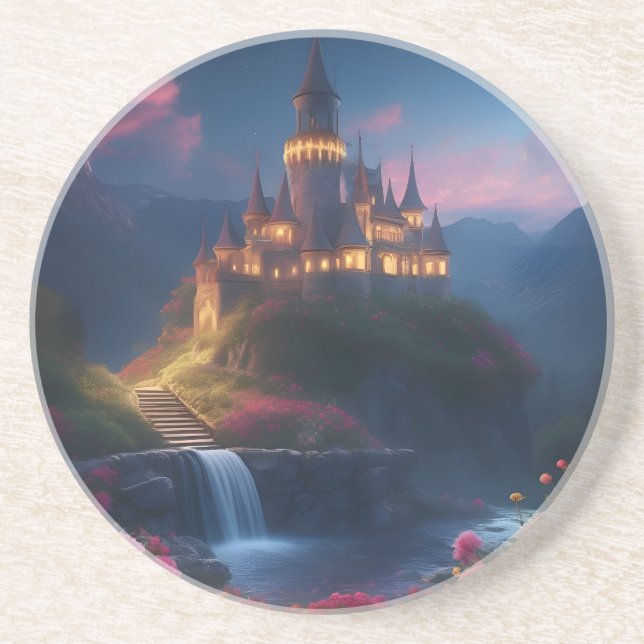 Porta-copos Castelo Quatro da Midnight de Montanha (Frente)