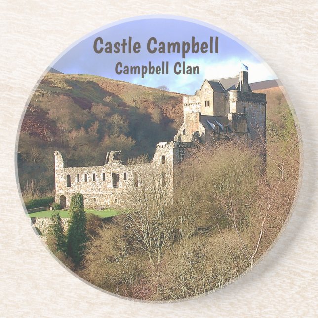 Porta-copos Castle Campbell - Campbell Clan (Frente)