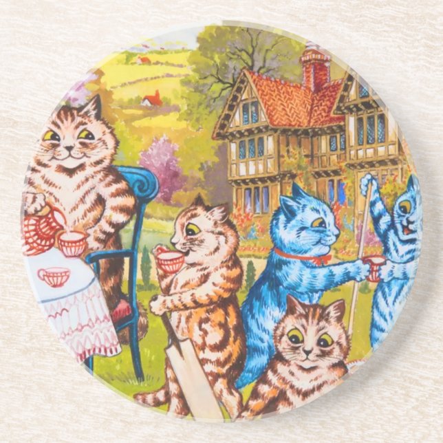 Porta-copos Cat Garden Party (Frente)