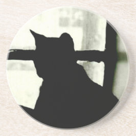 porta copos 'Cat in Window'