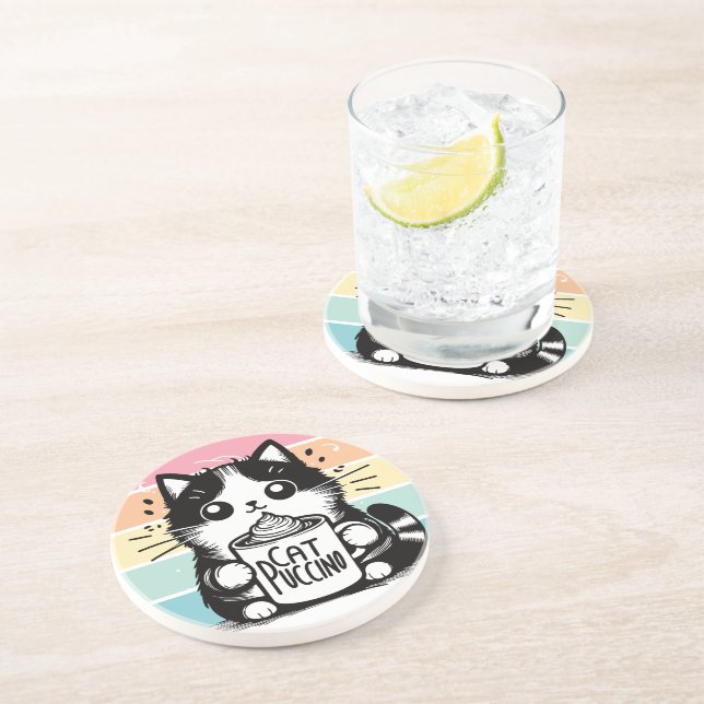 Porta-copos Catpuccino 3 (Lateral)