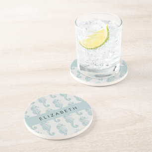 Porta-copos Cavalos Tropicais, Padrão De Cavalo-Marinho, Seu N