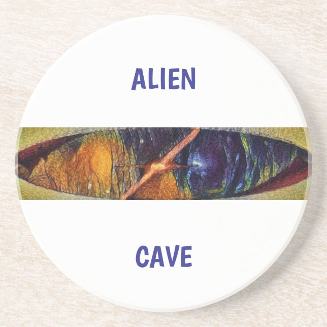 Porta-copos Caverna Alien (Frente)