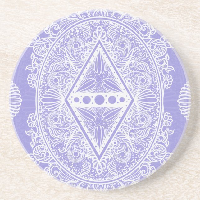 Porta-copos Celestial Diamond Mandala (Frente)