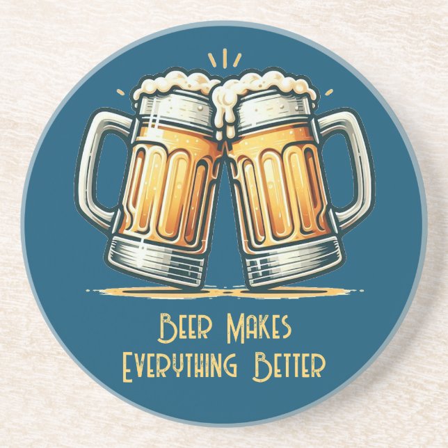 Porta-copos Cerveja Torna Tudo Melhor (Frente)