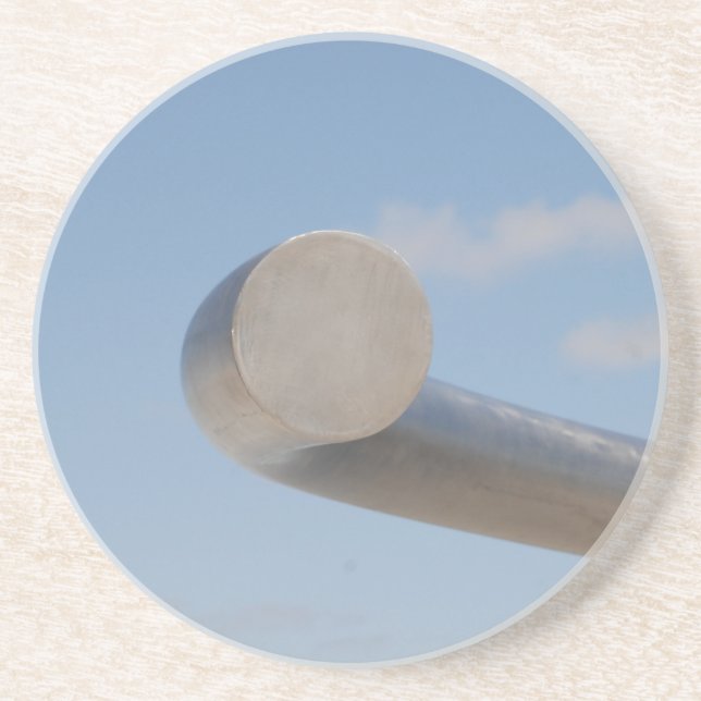 Porta-copos Céu Azul Metálico (Frente)