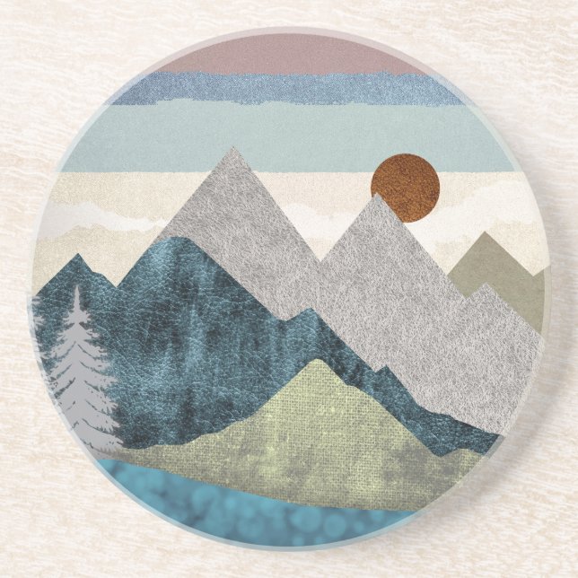 Porta-copos Céu Tirado das Montanhas (Frente)