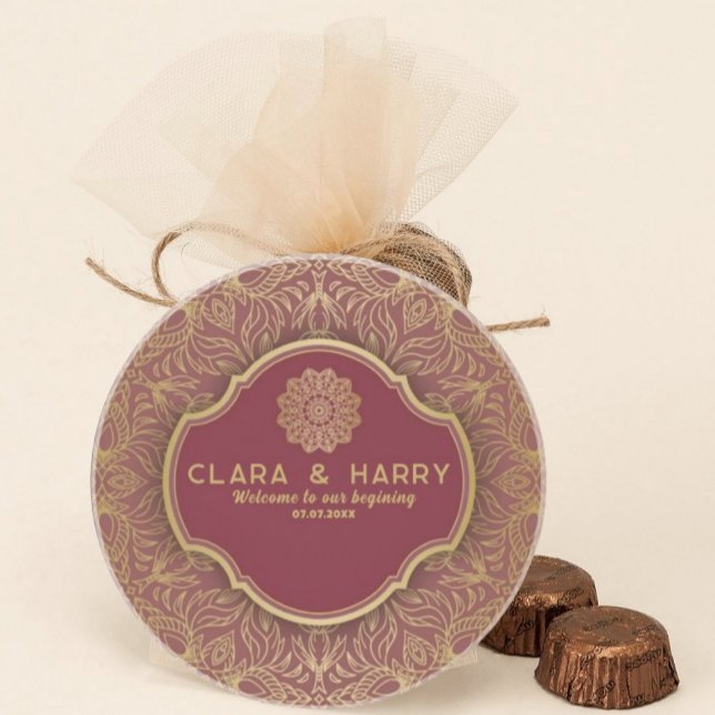 Porta-copos Champagne gold calligraphy romantic weeding (Criador carregado)