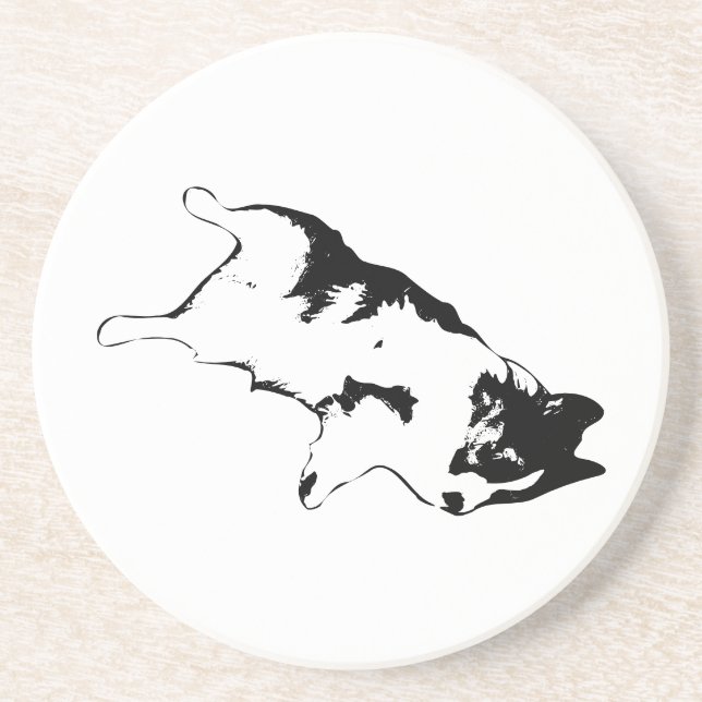 Porta-copos Charme de cabeça para baixo (Frente)