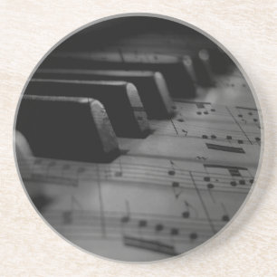 Porta-copos Chaves de Piano de Música