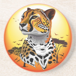 Porta-copos Cheetah African Feline Wild Animal