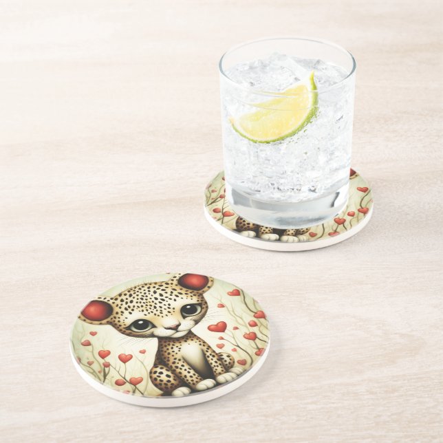 Porta-copos Cheetah Love 1 (Lateral)