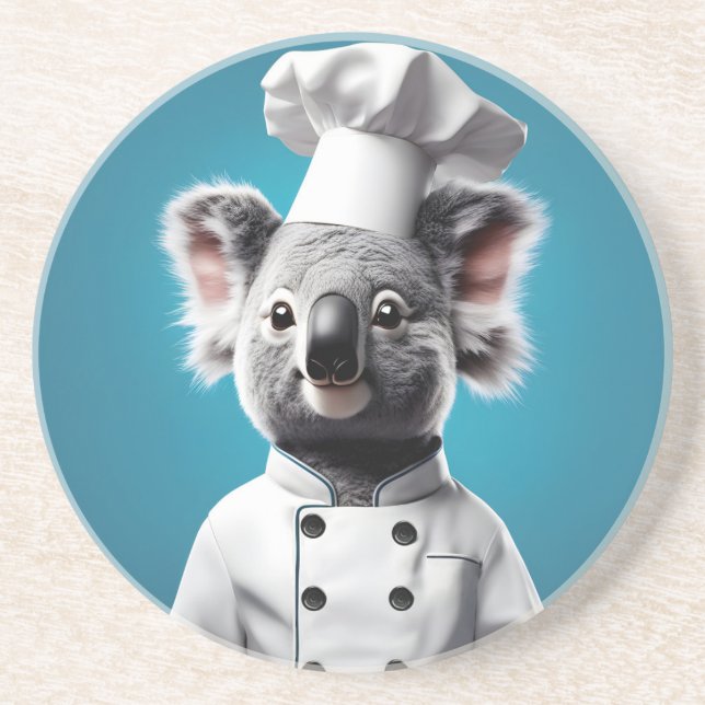 Porta-copos Chef Koala (Frente)