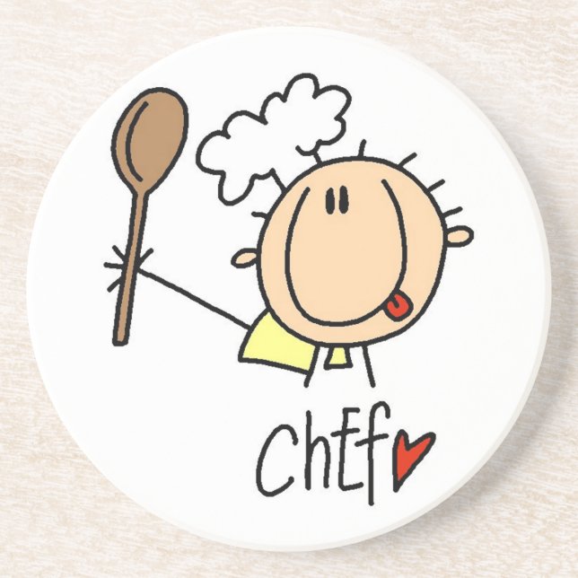 Porta-copos Chef Masculino (Frente)