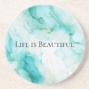 Porta-copos Chic Creme Refrescante Banho de Noiva Dourado