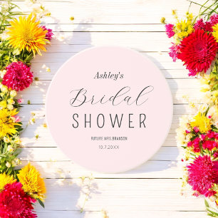 Porta-copos Chic de Chuva de Noiva Rosa e Preto