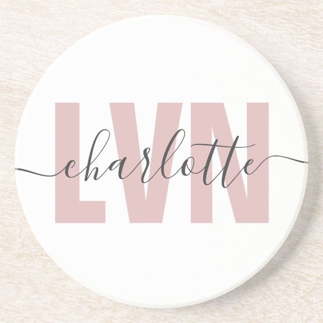 Porta-copos Chic de Enfermeiro Profissional Licenciado LVN Per (Frente)