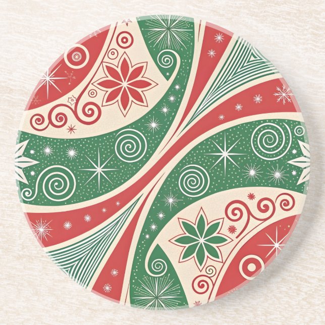 Porta-copos Christmas Vibes (Frente)