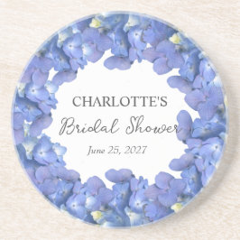 Porta-copos Chuva de Azul de Hortênsia Personalizada para Chá 