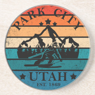 Porta-copos Cidade de Park, Utah, vintage