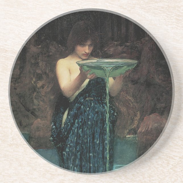 Porta-copos Circe Invidiosa por John William Waterhouse (Frente)