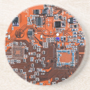Porta-copos Circuito Impresso Conjunto PCB Circuito Laranja Co