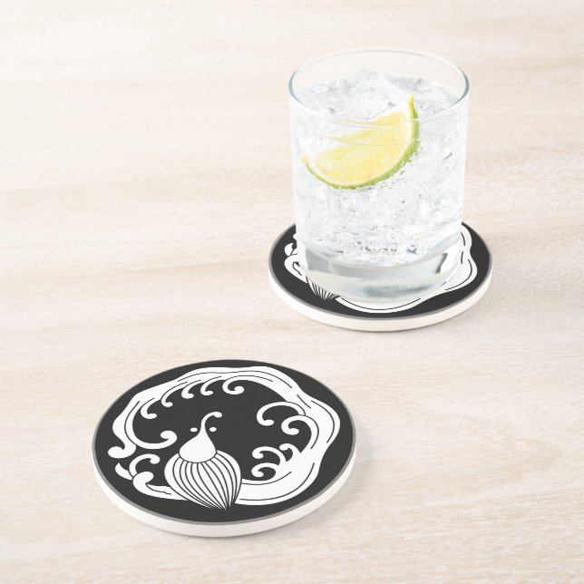 Porta-copos Círculo do dragão chuvoso (Lateral)