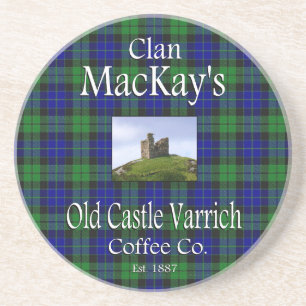 Porta-copos Clan MacKay's Old Castle Varrich Coffee Co.