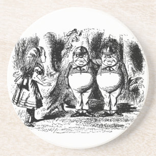 Porta-copos Clássico Alice no País das Maravilhas, Tweedledum 