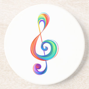 Porta-copos Clef (trecho de arco-íris)