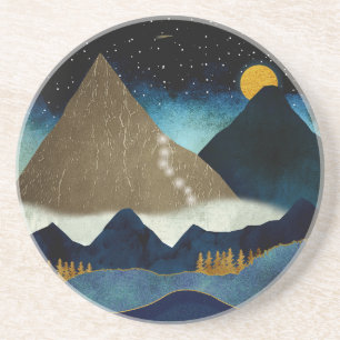 Porta-copos Climas de montanha do ouro