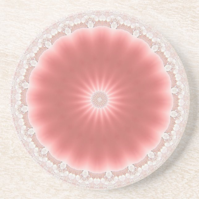 Porta-copos Coaster Sol Rosa (Frente)
