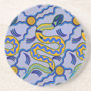 Porta-copos Cobra Tribal