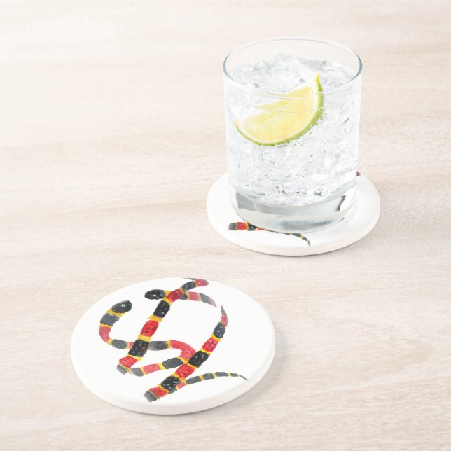 Porta-copos Cobras de Arte Animal Selvagens (Lateral)