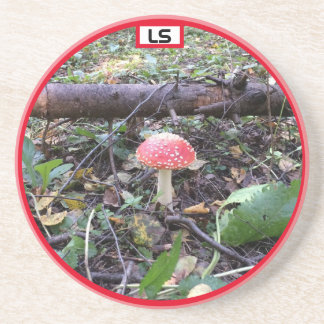 Porta-copos Cogumelo nos bosques LS Sandstone Coaster