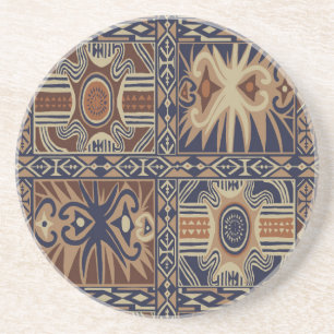 Porta-copos Colagem Contemporâneo Tribal Africano