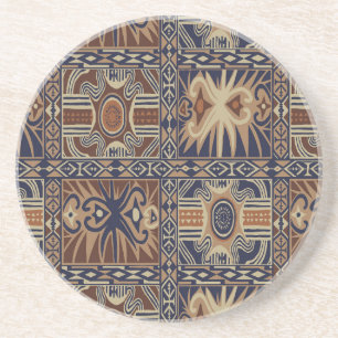 Porta-copos Colagem Contemporâneo Tribal Africano