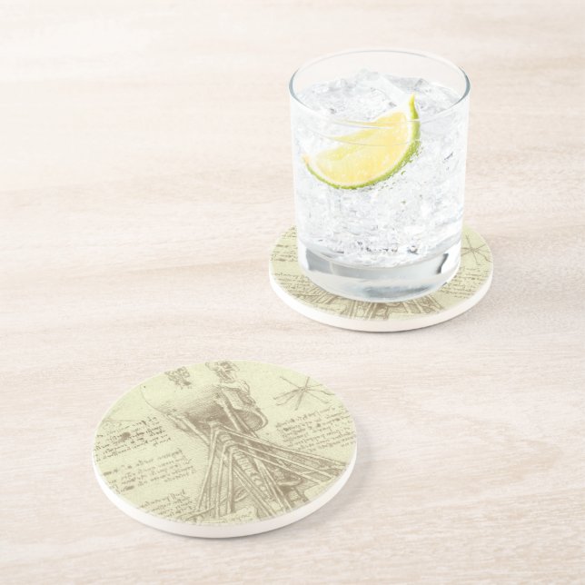 Porta-copos Coluna espinhal de Anatomia Humana de Leonardo da  (Lateral)