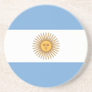 Porta copos com a bandeira de Argentina